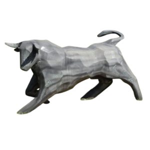 Sculpture taureau décoratif grand format – Statue design pour jardin