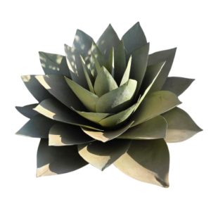 Sculpture lotus décoratif en métal – Fleur lotus design pour jardin