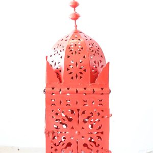 Lanterne orientale décorative en métal ajouré – Plusieurs couleurs